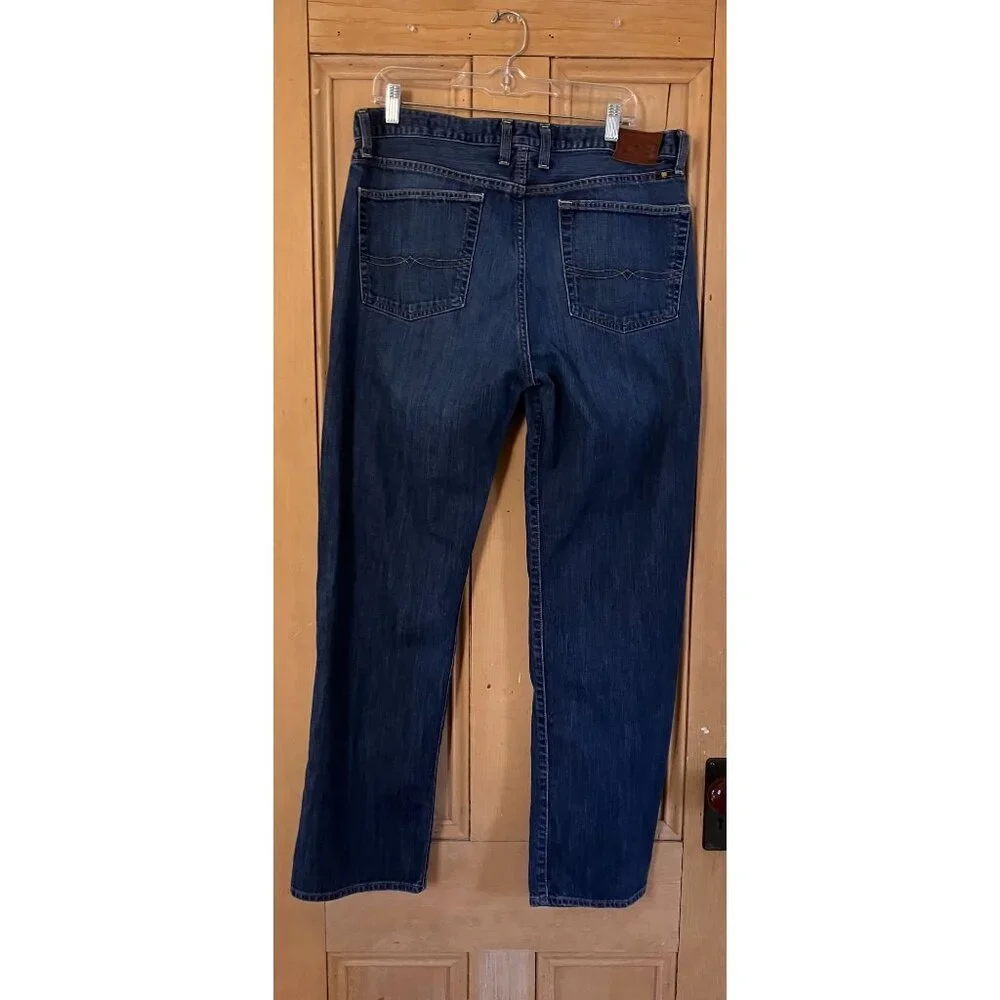 Lucky Brand 329 Mens Vintage 2013 Classic Straight Jeans Size 34x31 Blue AN EXC - Picture 9 of 13